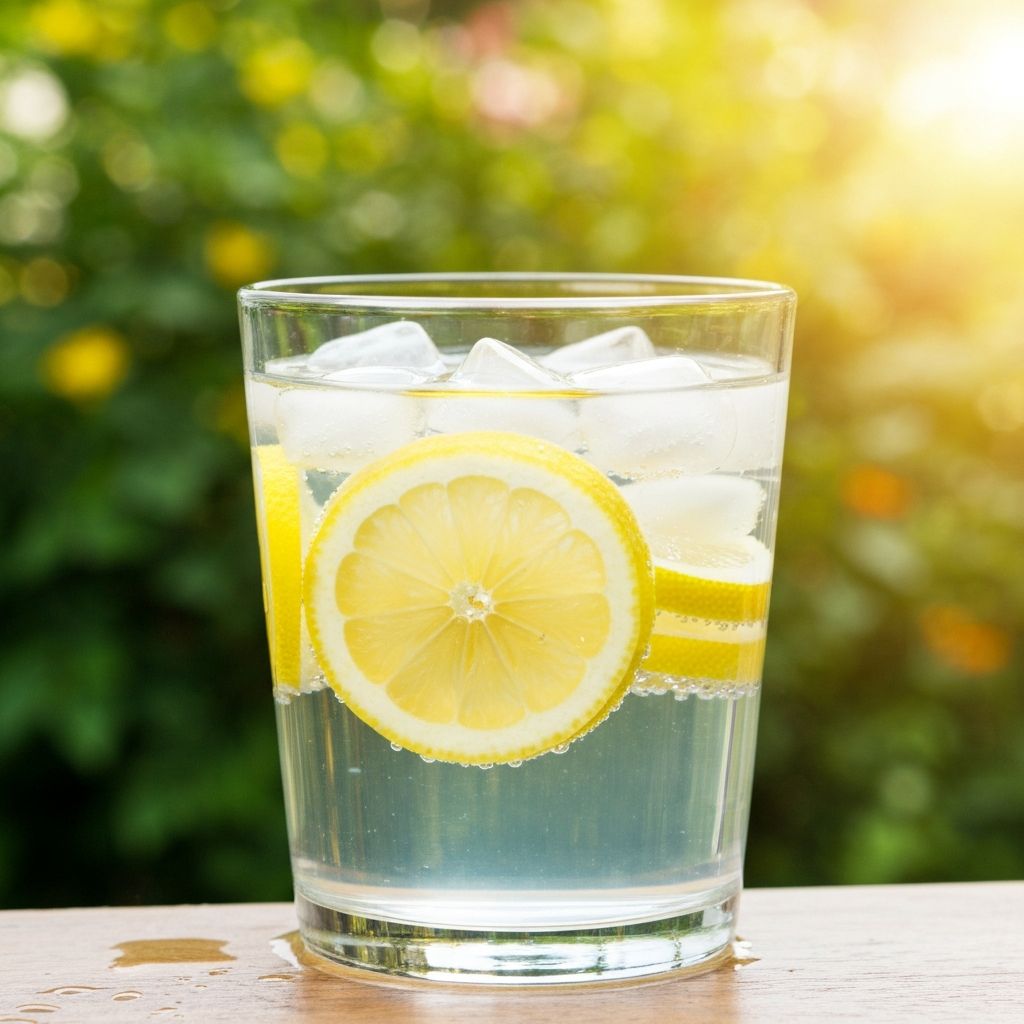 Lasillinen vettä terveellisen hydraation varmistamiseksi